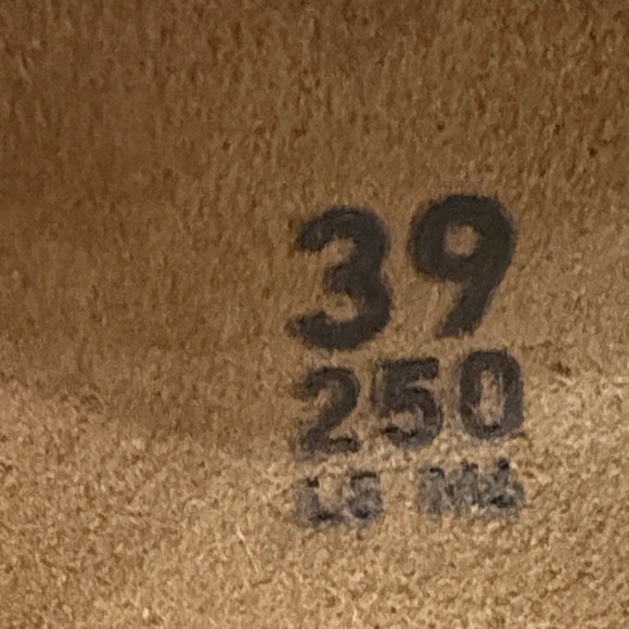 Birkenstock Sandals with Orange Straps and Gold Buckle - Picture 4 of 11